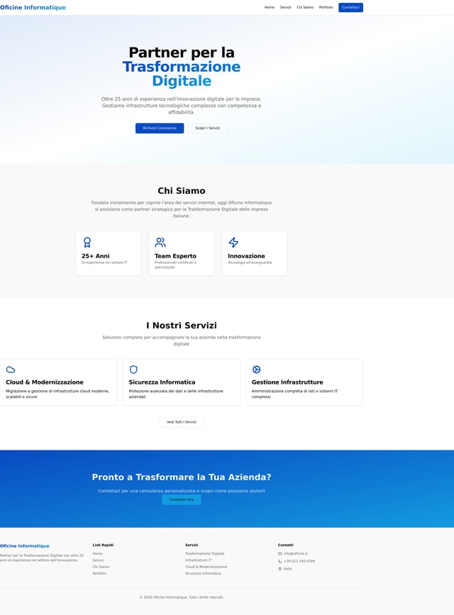 Oficine Informatique Overview
