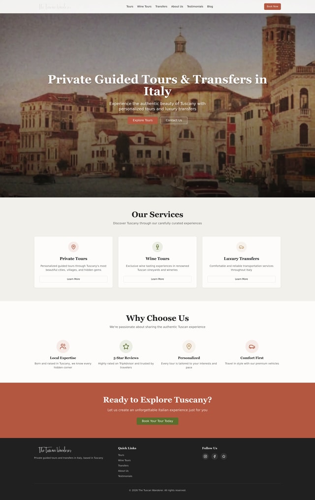 Tuscan Wanderer Redesign