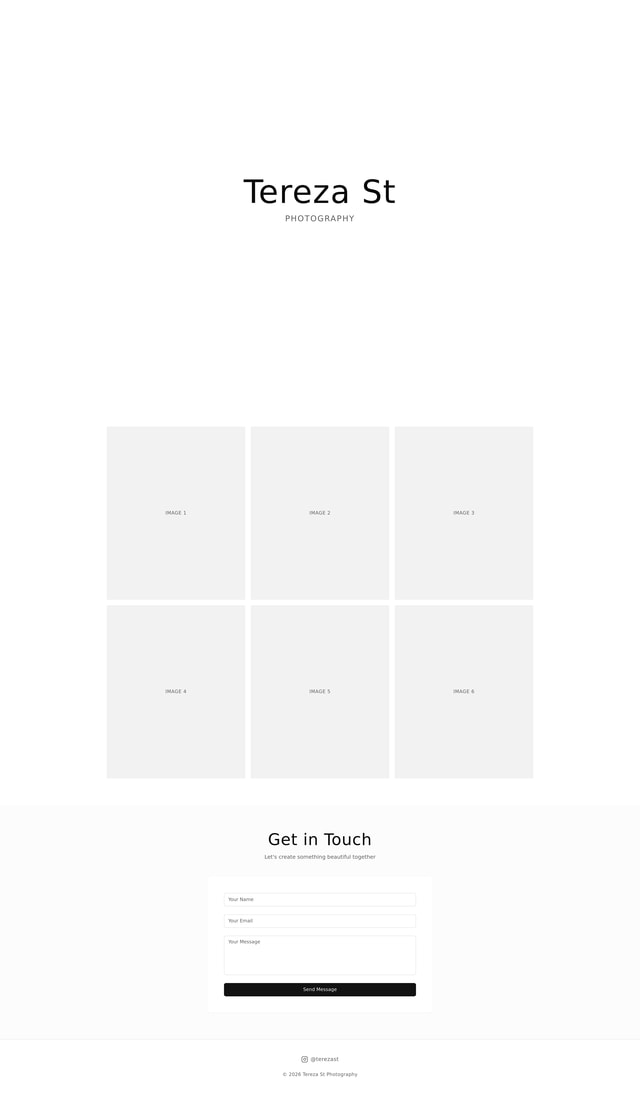 Photo Portfolio Site