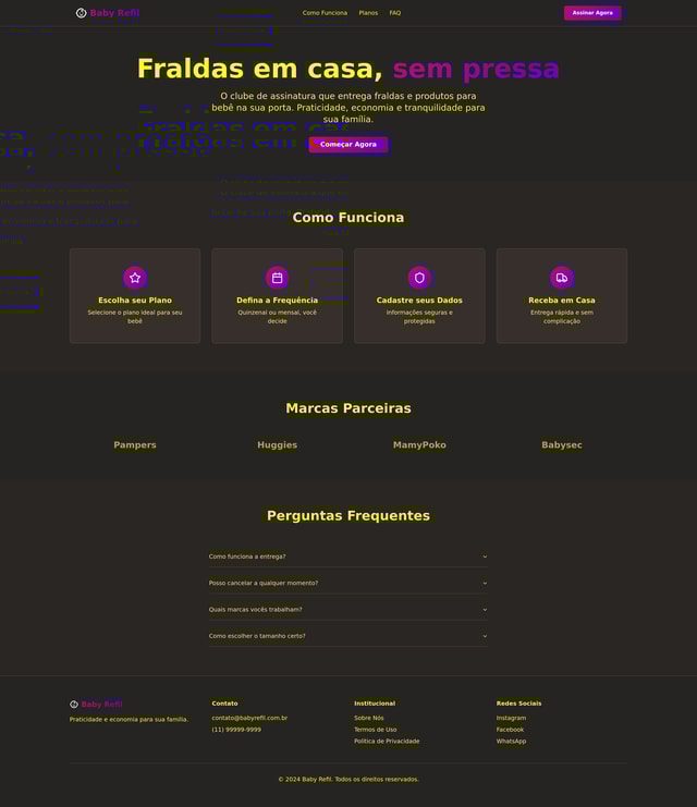 Diaper Subscription App