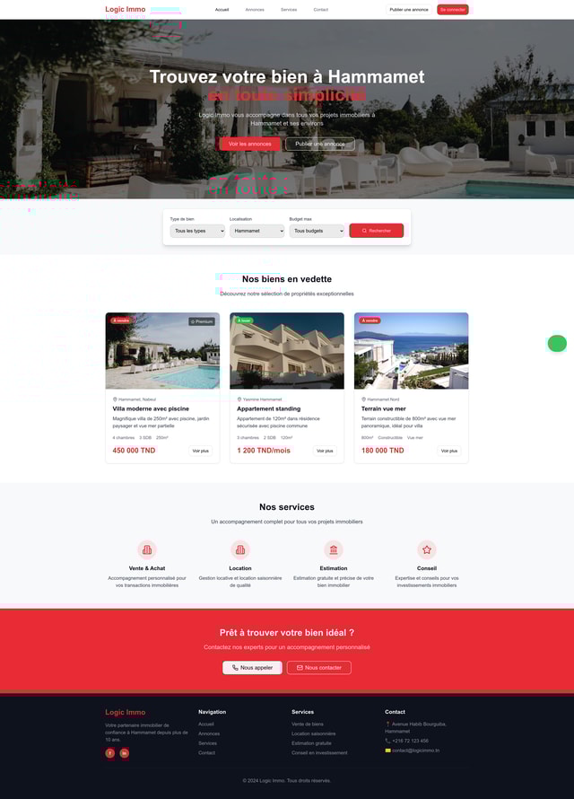 Logic Immo Website