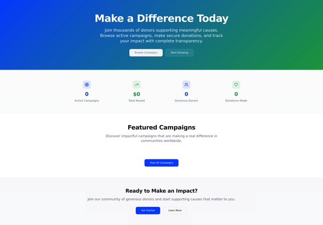Donation Management